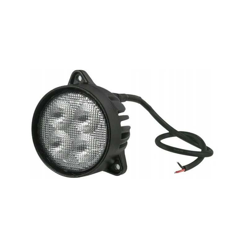 Apvali LED darbinė lempa 40w 4800lm 10 30v su kištuku