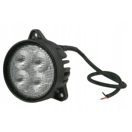 Apvali LED darbinė lempa 40w 4800lm 10 30v su kištuku
