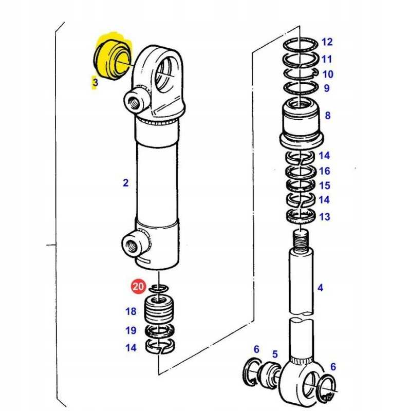 Fendt Farmer ašies amortizatoriaus guolis