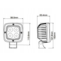 LED darbo lempa 2500lm 119891 137330
