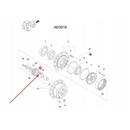 V34053300 stebulės guolio adata