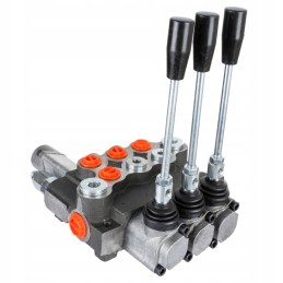 3 sekcijų skirstytuvas, 40l, 2x vienpusė sekcija