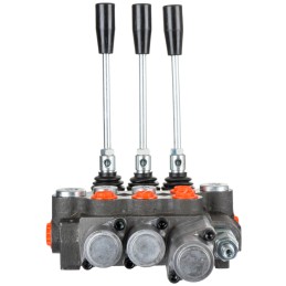 3 sekcijų skirstytuvas, 40l, 2x vienpusė sekcija