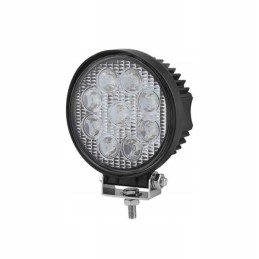 Darbinė lempa 9 LED apvali 9 32v 2200lm halogeninė