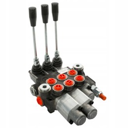 3 sekcijų hidraulinis skirstytuvas 40l 1d 1p 1p