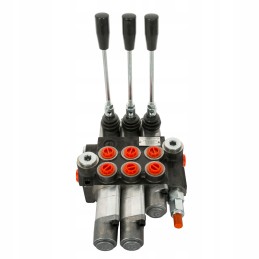 3 sekcijų hidraulinis skirstytuvas 40l 1d 1p 1p