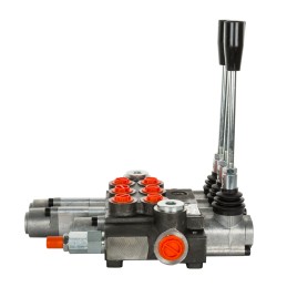 3 sekcijų hidraulinis skirstytuvas 40l 1d 1p 1p