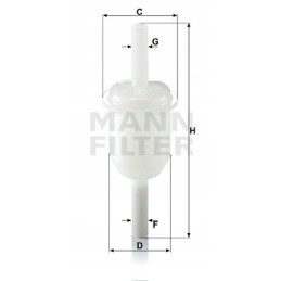Kuro filtras mb w201 mann