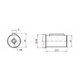 BMR 400 O2W25 PT hidroliderio hidraulinis variklis