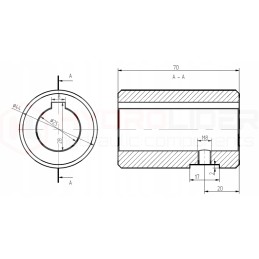 BMR 400 O2W25 PT hidroliderio hidraulinis variklis