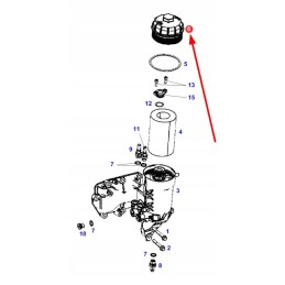 F842201060060 kuro filtro korpuso dangtis