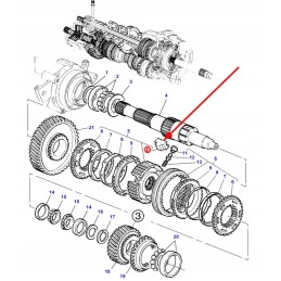 3900979m1 sinchronizatoriaus akmuo