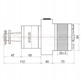 Hidraulinis variklis BMR 200 O4WS1 10 hidrolideris