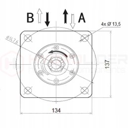 Hidraulinis variklis BMR 200 O4WS1 10 hidrolideris