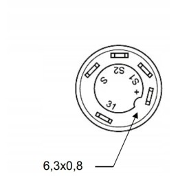 Apvalus tolimųjų šviesų šviesos jungiklis