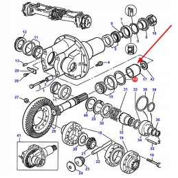 3428928m1 tarpinė poveržlė 1mm storio