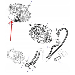 La322104400 agco hidraulinės alyvos filtras