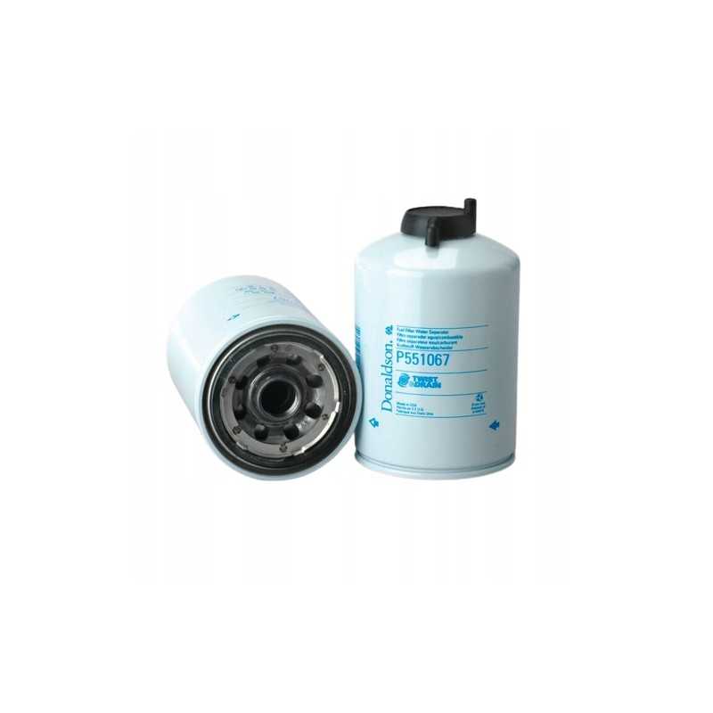 Donaldson P551067 sukasi ant separatoriaus kuro filtro