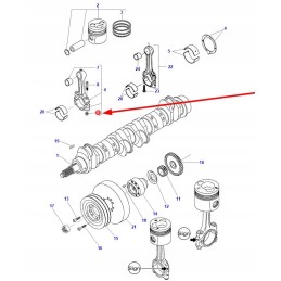 V836646205 švaistiklio veržlė m12 x 1 25