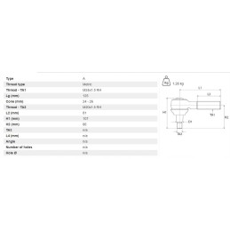 Strypo galas new holland t7 t7000 tm korpusas mxm p
