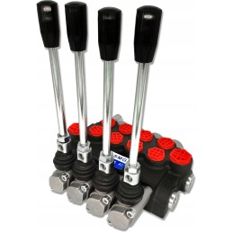 Hidraulinis skirstytuvas, 4 sekcijų, 40l jungtys