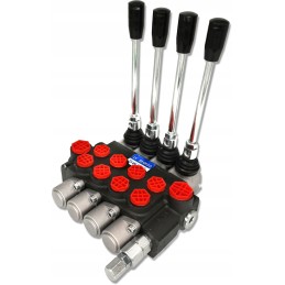 Hidraulinis skirstytuvas, 4 sekcijų, 40l jungtys