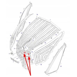 945500020500 logotipo tvirtinimo veržlė