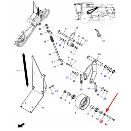 La323377650 kūlimo įtempiklio įvorė