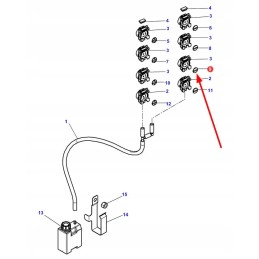 4374008m1 greitosios jungties dangtelis, rudas