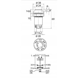 Renault Ceres Deutz priekinės pavaros jungiklis