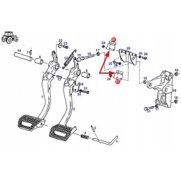 H312100070500 kojinio stabdžio svirties jutiklis