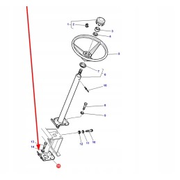 3388920m94 vairo traukės laikiklis