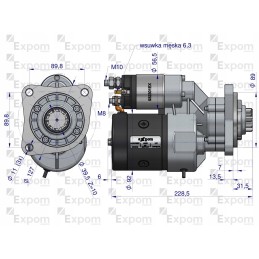 Starteris su reduktoriumi New Holland Expom Kwidzyn