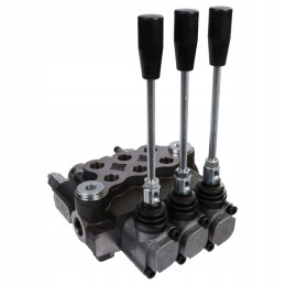 3 sekcijų skirstytuvas, 40l, 2x dvipusis skląstis