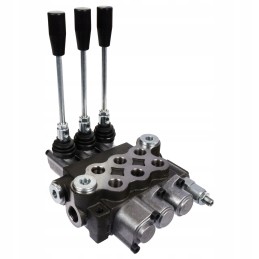 3 sekcijų skirstytuvas, 40l, 2x dvipusis skląstis