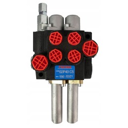 3 sekcijų kabelio skirstytuvo vairasvirtės solenoidinis vožtuvas