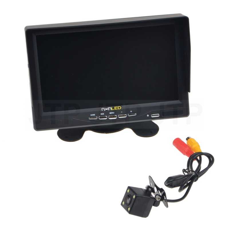 Atbulinės eigos kamera LED LCD monitorius 7 kombaino traktorius