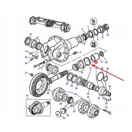 3428927m1 Kovos atakos tarpiklis 0 7 mm