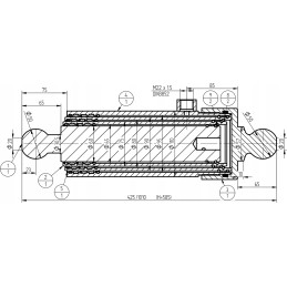 Hidraulinio cilindro pavara, eiga 580, 6t, apsauga