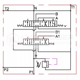 sekcijų hidraulinis skirstytuvas, 80l, plūduriuojantis