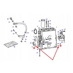 X505544817000 metalinis kaištis m6 x 18
