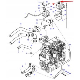4296015m1 išsiplėtimo bako dangtelis