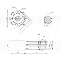 Hidraulinis variklis sms 125 o4w hidrolidrui