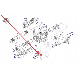 H816860030042 galinės jungties cilindro kaištis