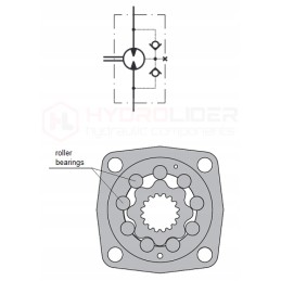Hidraulinis variklis sms 400 o4w32 p90t hidrolideris