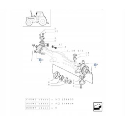 vairo įvorė new Holland 45x50x30 5104085 cnh