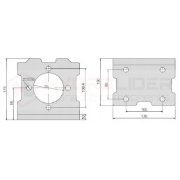 BMR 25 O2W25 P90T hidroliderio hidraulinis variklis