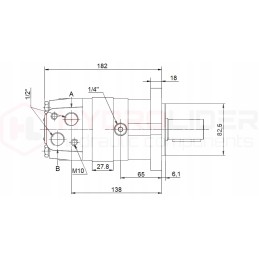 Hidraulinis variklis sms 160 o4w32 p hidrolideris