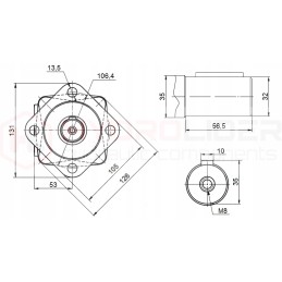 Hidraulinis variklis sms 400 o4w32 p hidrolideris