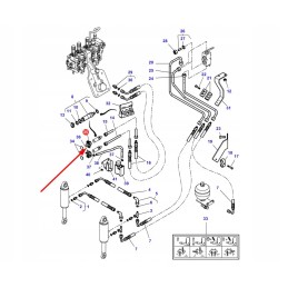 4289110m1 hidraulinio išleidimo angos dangtis